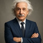 ein moderner albert einstein der fr erfolg steht-1